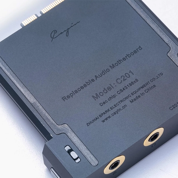 Cayin N6III C201 портативний плеєр з аудіоплатою C201, чорний