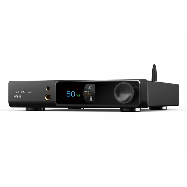 Стерео підсилювач SMSL RAW-HA1 Black - DAC та Bluetooth