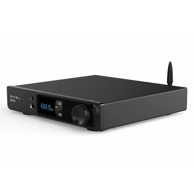 Стерео підсилювач SMSL RAW-HA1 Black - DAC та Bluetooth
