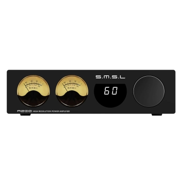 2-канальний підсилювач з індикацією рівня S.MSL A200 Black – Bluetooth 5.0, HDMI ARC