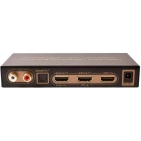 AirBase K-SP124KA V2.0 - HDMI спліттер 1×2 з аудіоекстрактором, 4K HDR