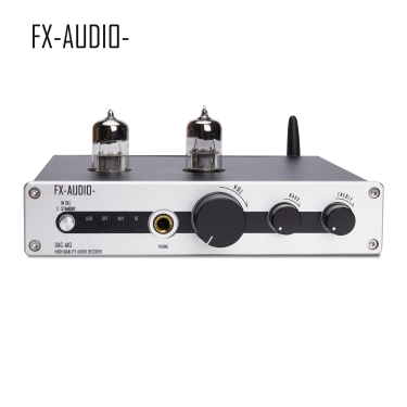 ЦАП FX-AUDIO DAC-A10 Black - ES9018K2M, Bluetooth 5.1, лампи 6N3