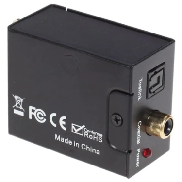 AirBase K-001M1 - аудіоконвертер RCA → Toslink/Coaxial (LPCM 2.0)