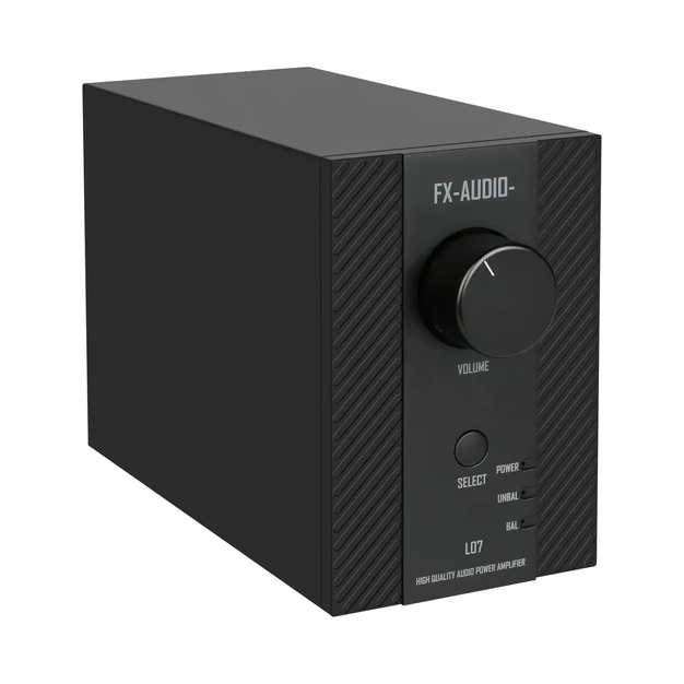 Підсилювач потужності FX-AUDIO L07 Black – 2×200 Вт / 400 Вт, балансний