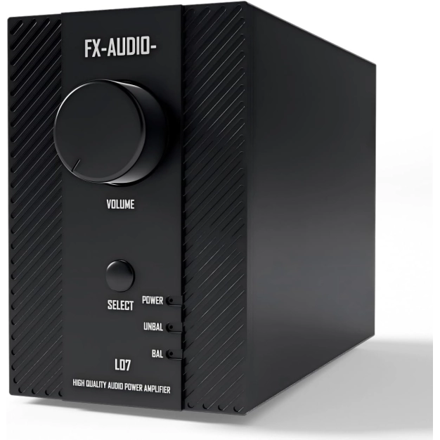 Підсилювач потужності FX-AUDIO L07 Black – 2×200 Вт / 400 Вт, балансний