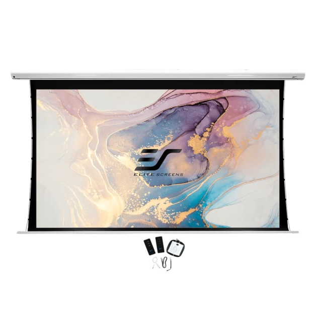 Elite Screens Saker Tab-Tension 84" MaxWhite FG - екран 16:9, моторизований