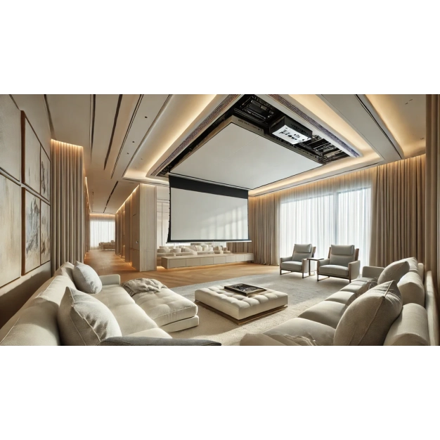 Екран Elite Screens ITE106HW3-E24 106" CineWhite, In-Ceiling, Tab-Tension