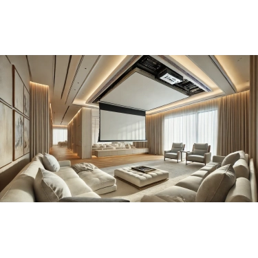 Екран Elite Screens ITE106HW3-E24 106" CineWhite, In-Ceiling, Tab-Tension