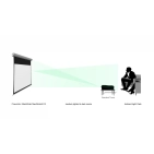 Екран Elite Screens ITE106HW3-E24 106" CineWhite, In-Ceiling, Tab-Tension