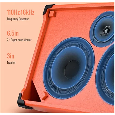 Такстар OP-7 Orange — Портативна акустика 100Вт з акумулятором 6+ годин роботи та Bluetooth 5.0
