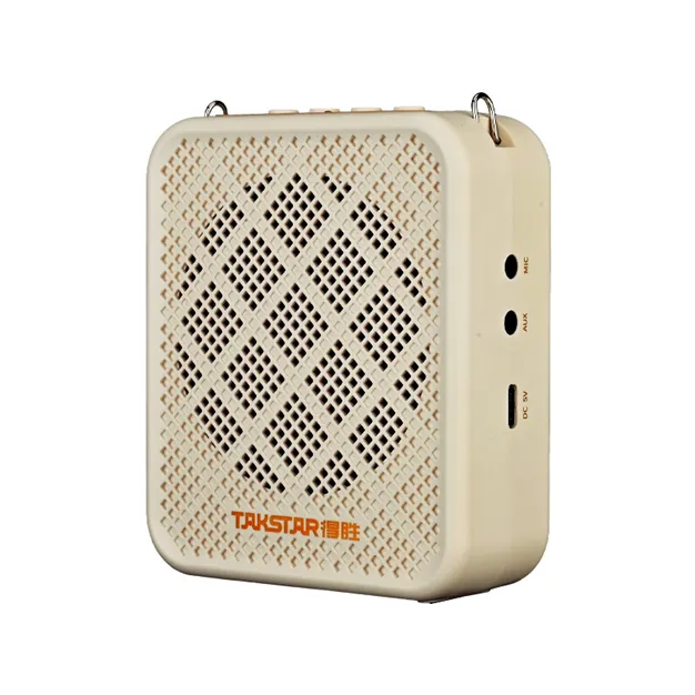 Takstar E150S WHITE — портативний голосовий підсилювач для викладання, екскурсій та презентацій.