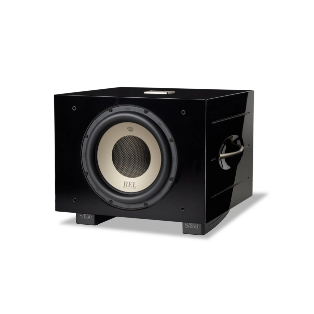 REL S/850 Piano Black Lacquer - активний сабвуфер 850 Вт для Hi-Fi та кінотеатру