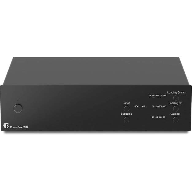 Фонокоректор Pro-Ject Tube Box S3 B Black — ламповий звук
