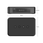 Arylic LP10 мережевий аудіо-стример Wi-Fi/Bluetooth чорний