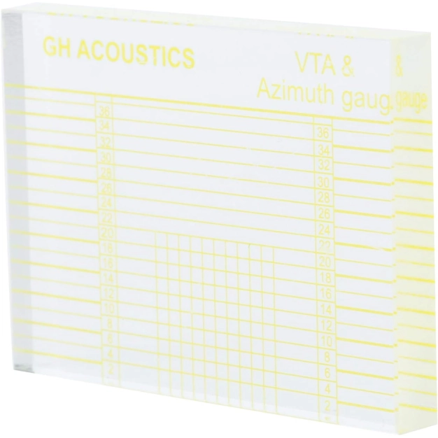 Шаблон налаштування VTA та азимуту картриджа GH Acoustics