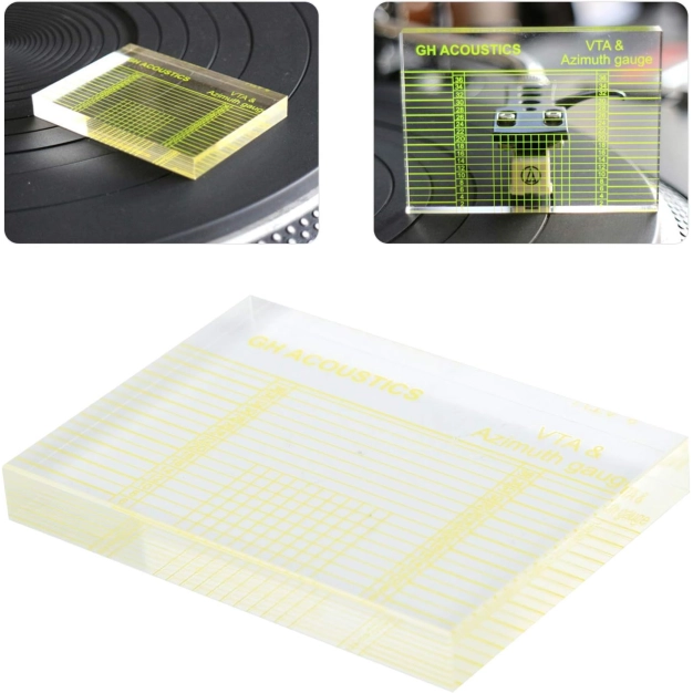 Шаблон налаштування VTA та азимуту картриджа GH Acoustics