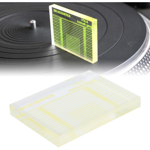 Шаблон налаштування VTA та азимуту картриджа GH Acoustics