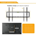 Настінний кронштейн ITech PLB-64 для ТВ 37-70" Black