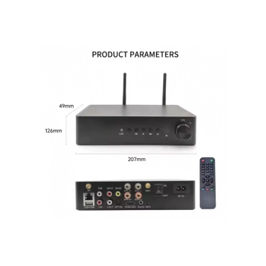 Підсилювач мережі DV audio WMP-260 PRO Wi-Fi Bluetooth