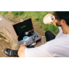 Вініловий програвач Lenco TT-120BNWH з Bluetooth, вбудованими динаміками та акумулятором Brown/White