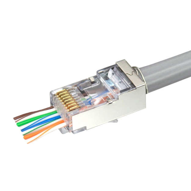 RJ45 конектор Simply45 S45-1550 Cat5e STP Pass-Through 50шт
