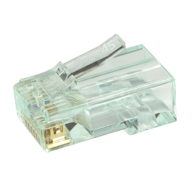 RJ45 конектори SCP Simply45 S45-1600 Cat6 UTP (100 шт)