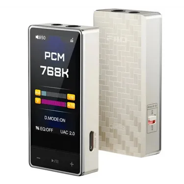 ЦАП із підсилювачем для навушників FiiO QX13 Titanium Gold