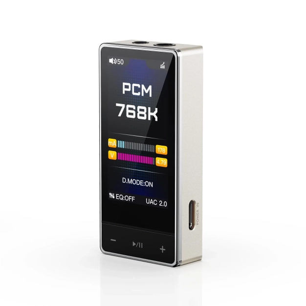 FiiO QX13 Titanium Gold - портативний ЦАП для навушників