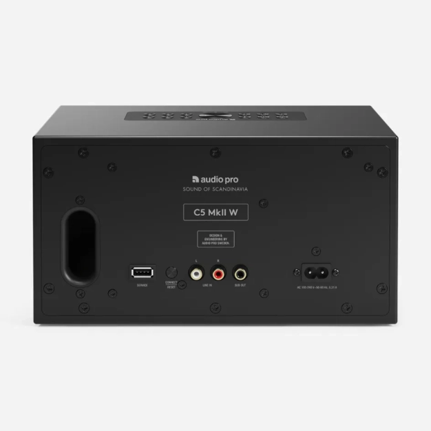Акустична система Audio Pro C5 MkII W Black – Wi-Fi та Bluetooth