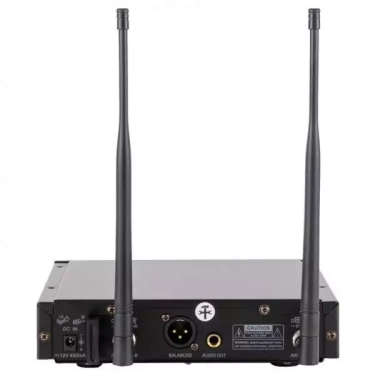 Радіосистема DV audio WMS-12T H Black з наголовним мікрофоном