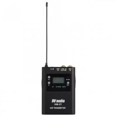 Радіосистема DV audio WMS-12T H Black з наголовним мікрофоном