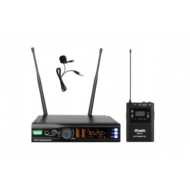 Бездротова радіосистема DV audio WMS-12T із петличним мікрофоном