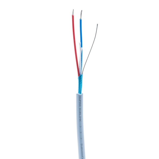 Кабель RCA Supra SubLink Blue 3 м для підключення активного сабвуфера