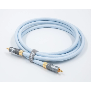 Цифровий кабель Supra Trico 1RCA-1RCA Digital 2 м Ice Blue