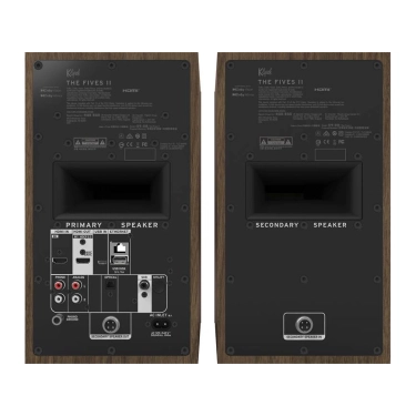 Полочна акустика Klipsch The Fives II Walnut з HDMI eARC