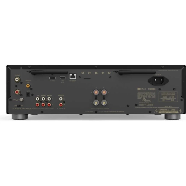 Інтегральний підсилювач Onkyo Icon A-50 Black з Wi-Fi та HDMI ARC