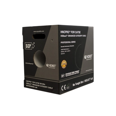 Кабель SCP HNCPRO-BL-D Cat5e U/UTP 305 м Blue для HDBaseT