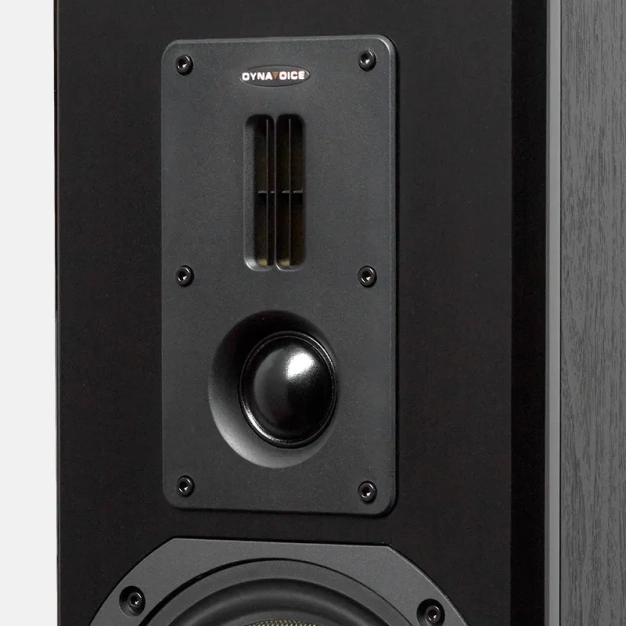 Полочна акустика Dynavoice DM-6II Black з стрічковим твітером