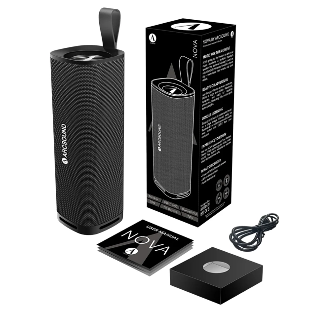 Портативна Bluetooth-колонка ArcSound Nova BT Black IPX6