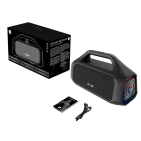 Bluetooth колонка ArcSound STEAM 200W Black із потужним басом