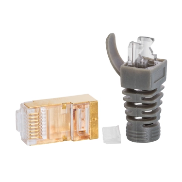 Мережевий кабель Supra CAT 8 STP FRHF RJ45-RJ45 0.5 м Blue