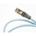 Мережевий кабель Supra CAT 8 STP FRHF RJ45-RJ45 0.5 м Blue