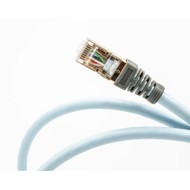 Мережевий кабель Supra CAT 8 STP FRHF RJ45-RJ45 0.5 м Blue