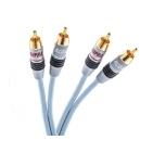 Міжблочний кабель Supra DUAL 2RCA-2RCA Audio 1.5 м Ice Blue