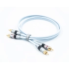 Міжблочний кабель Supra DUAL 2RCA-2RCA Audio 1.5 м Ice Blue