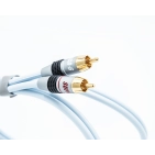 Міжблочний кабель Supra DUAL 2RCA-2RCA Audio 1.5 м Ice Blue