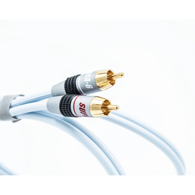 Міжблочний кабель Supra DUAL 2RCA-2RCA Audio 1.5 м Ice Blue