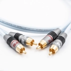 Міжблочний кабель Supra DUAL 2RCA-2RCA Audio 1.5 м Ice Blue