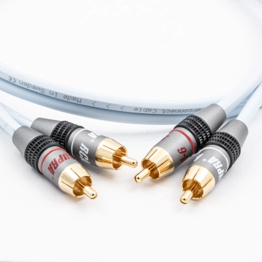 Міжблочний кабель Supra DUAL 2RCA-2RCA Audio 1.5 м Ice Blue