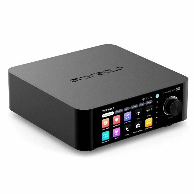 Поточний підсилювач EverSolo Play Black з HDMI ARC та стрімінгом